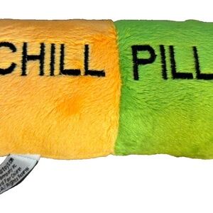 1- Loopies Pet 6" Chill Pill Dog Toy Original Fling Throw Fetch COLORS VARY